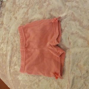 Pink baby shorts